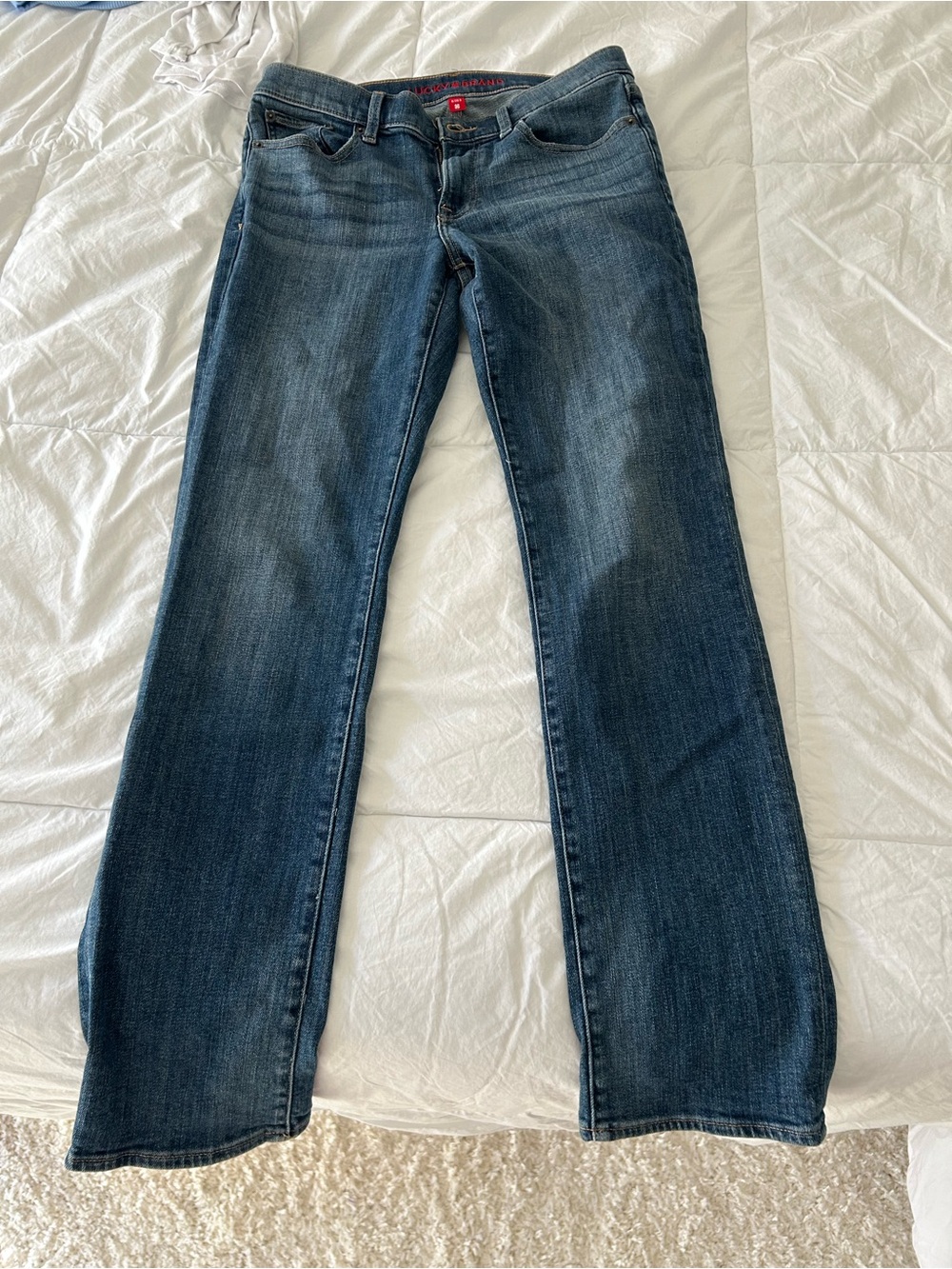 Lucky Brand Sweet Midrise Straight Leg Jeans
